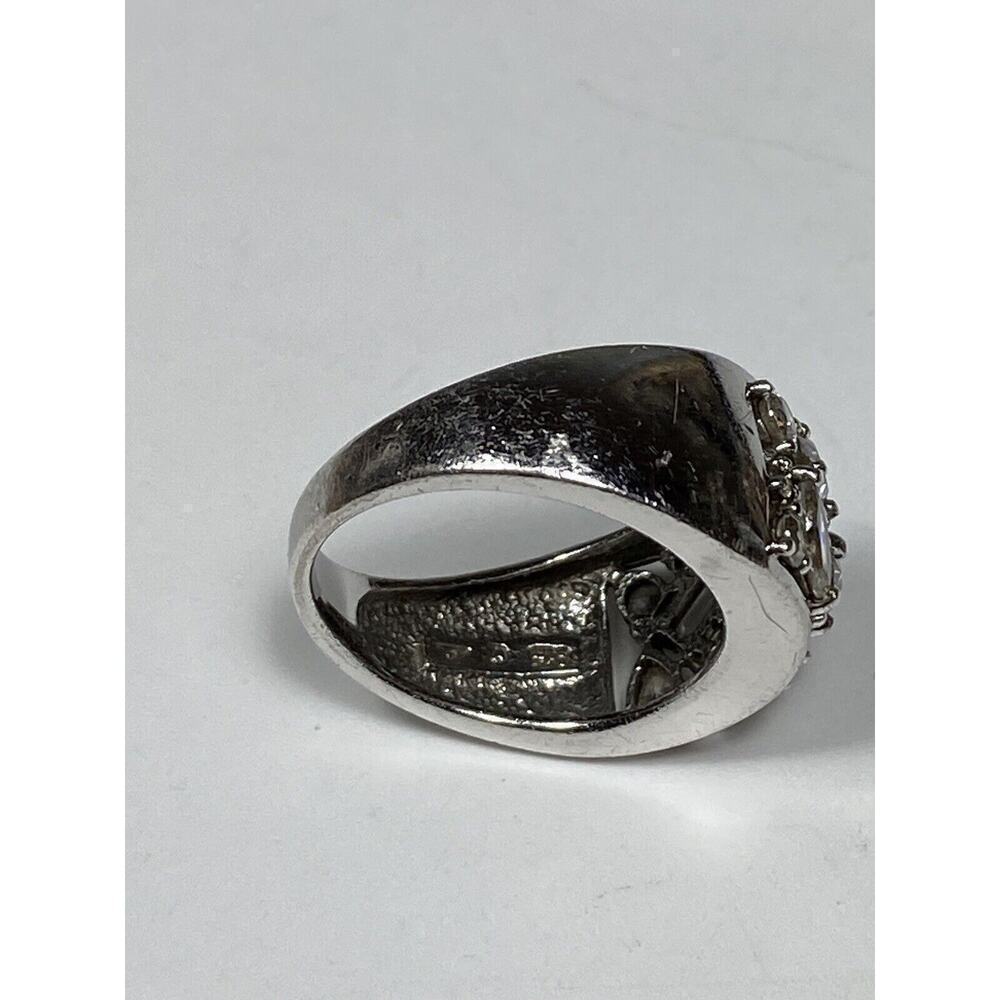925 Thailand CZ Sterling Silver Ring Size 9 7.39g - Picture 11 of 12
